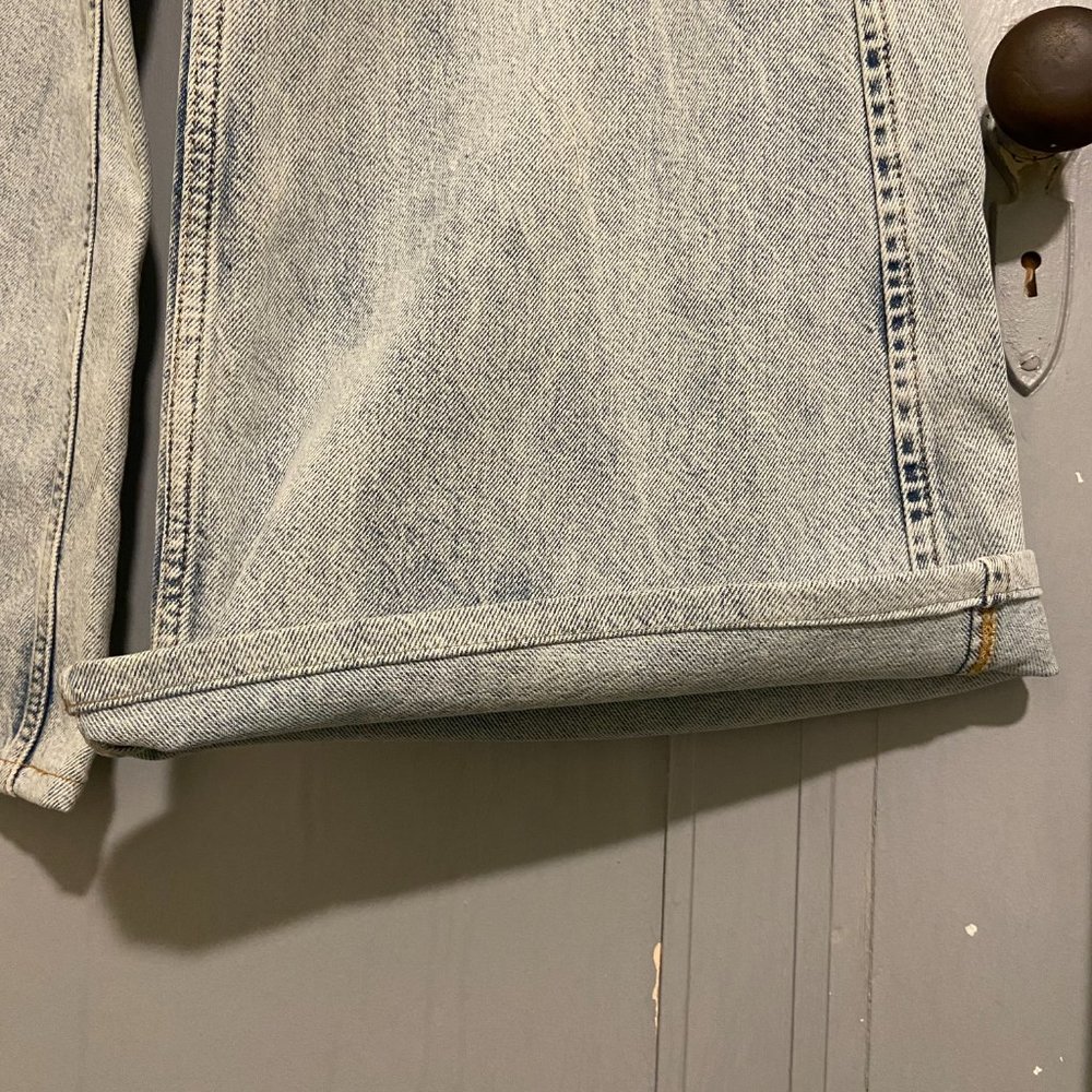 NWOT Free People Lovefool Low Rise Wide Leg Jeans (Size 24 / True Blue) - Picture 8 of 9
